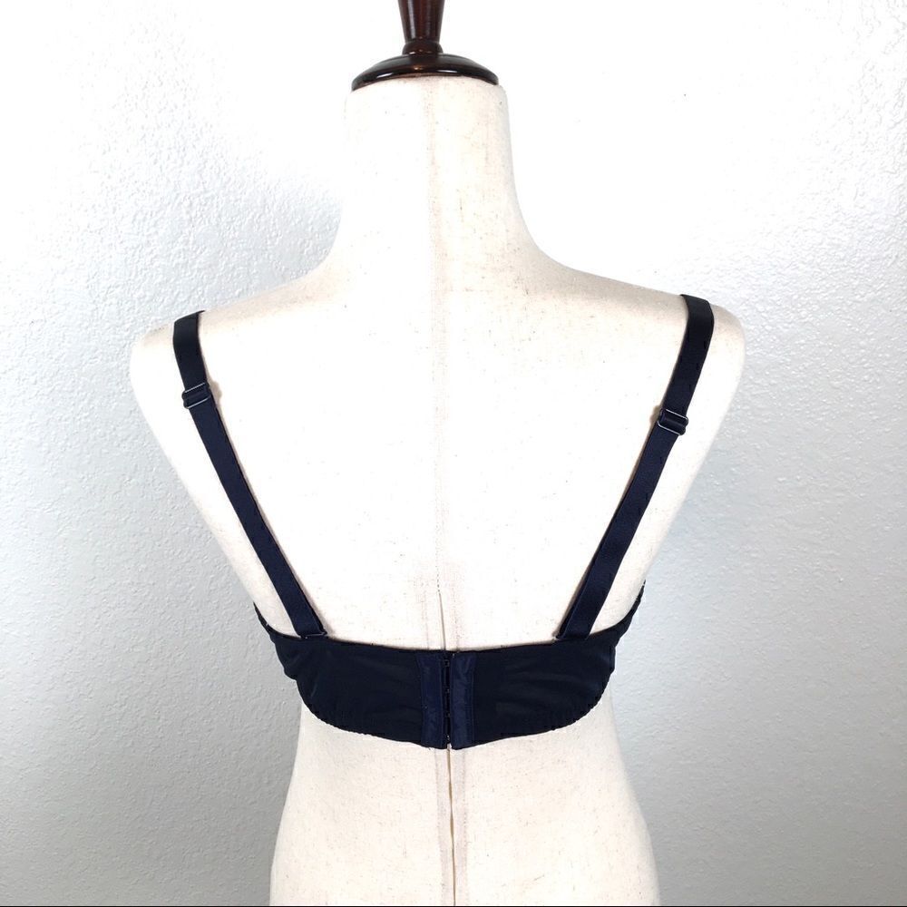 Cacique Navy Leopard Printpush-Upbra40d - image 3